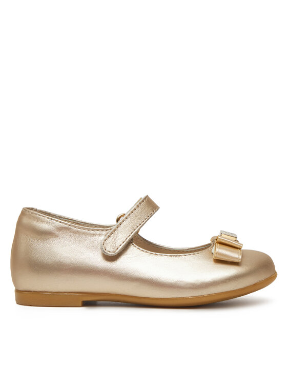 Dziecięce Baleriny Tommy Hilfiger, Rozmiar 25, Złote, Ballerina T1A3-33927-0220 S