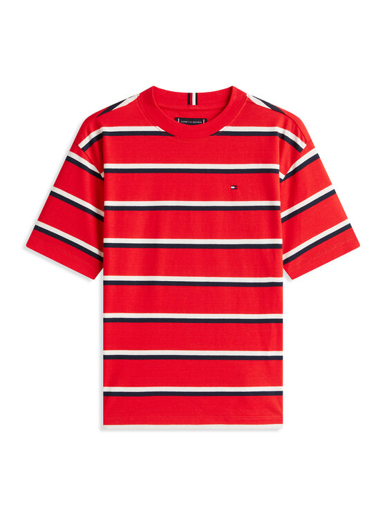 Tommy Hilfiger Tommy Hilfiger T-shirt Essential Flag KB0KB09646 Crvena Regular Fit