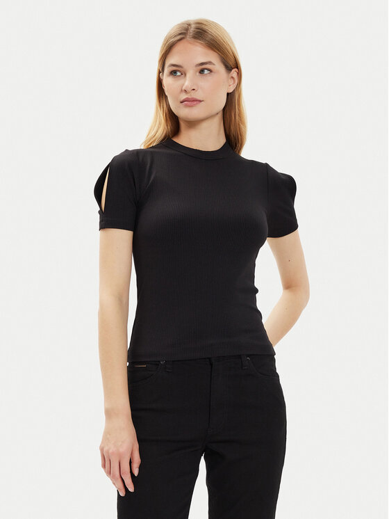 Calvin Klein Calvin Klein Тишърт K20K207322 Черен Slim Fit