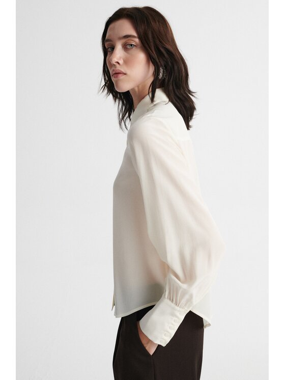 MARI PRETI MARI PRETI Bluzka ISABELLE Kremowy Oversize