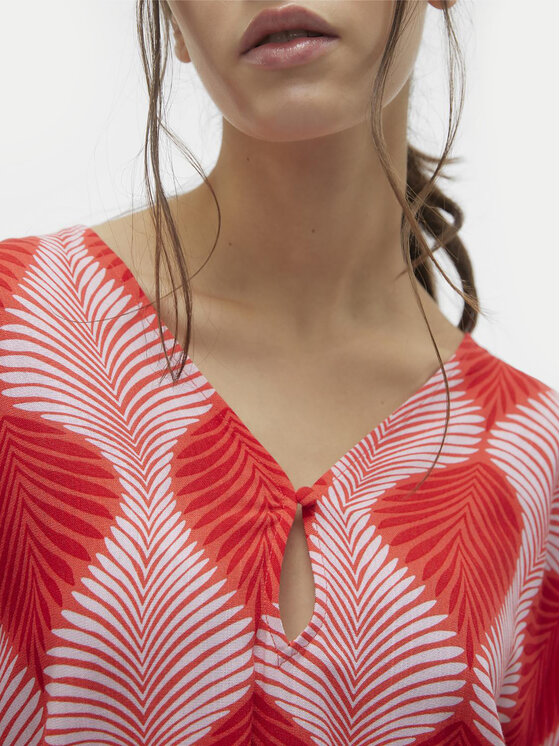 Vero Moda Vero Moda Μπλουζάκι Tula 10308984 Κόκκινο Regular Fit