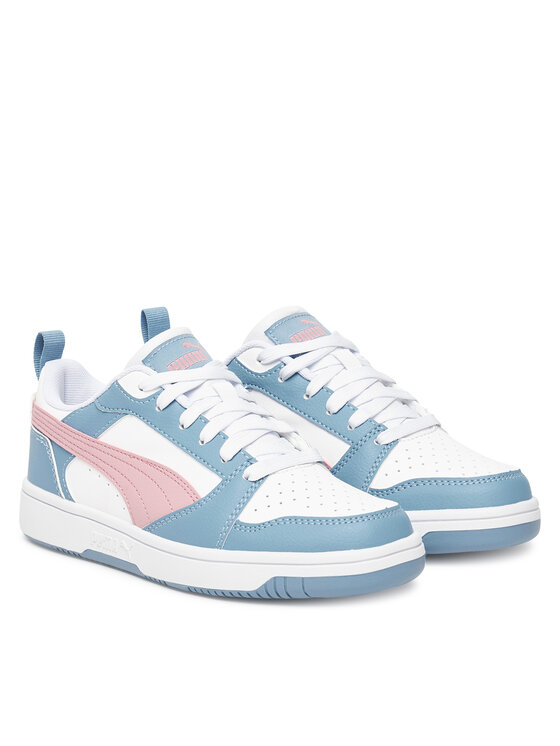 Puma Puma Sportcipők Rebound V6 Lo Jr 393833 30 Fehér