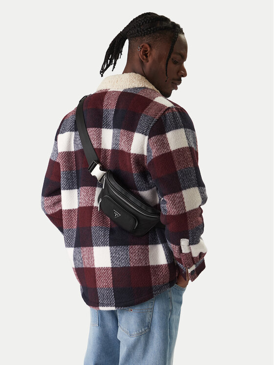 Guess Guess Τσαντάκι Μέσης﻿ HMMINY P6131 Μαύρο