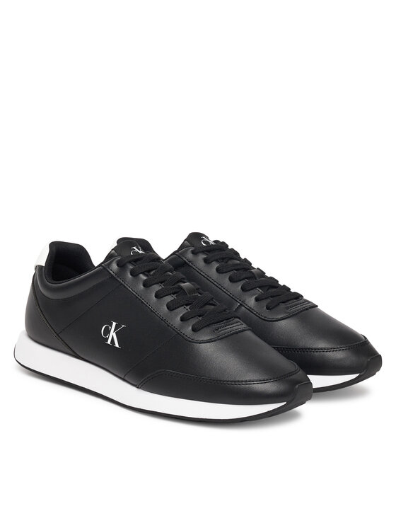 Calvin Klein Calvin Klein Sneakersy Retro Runner Ess Lth YM0YM01355 Černá