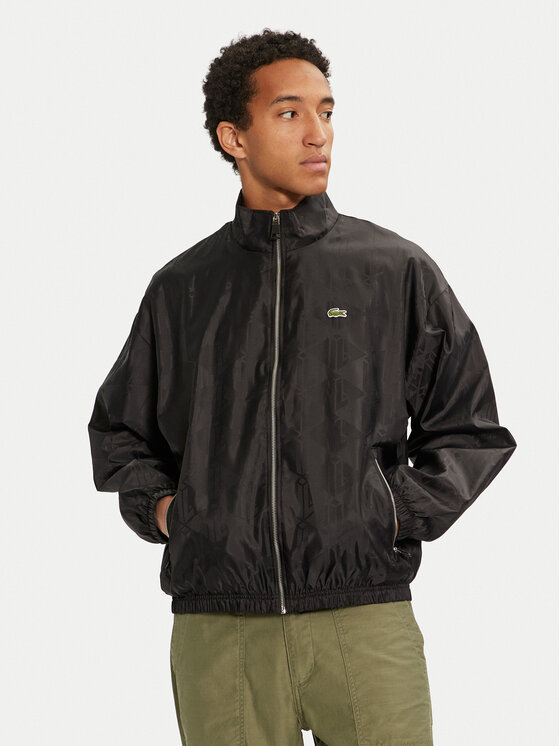 Lacoste Prechodná bunda BH4001 Čierna Regular Fit
