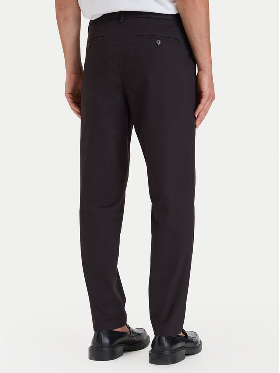 Calvin Klein Calvin Klein Παντελόνι chino LV04LH610G Μαύρο Tapered Fit