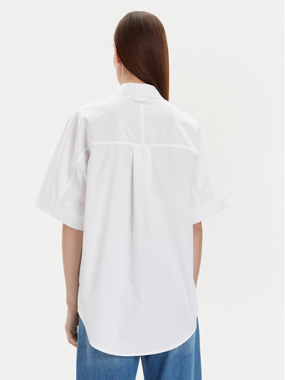 Calvin Klein Calvin Klein Košile K20K206596 Bílá Oversize
