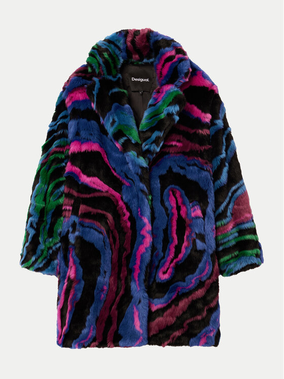 Desigual Desigual Blană Lublin 24WWEWBT Colorat Oversize