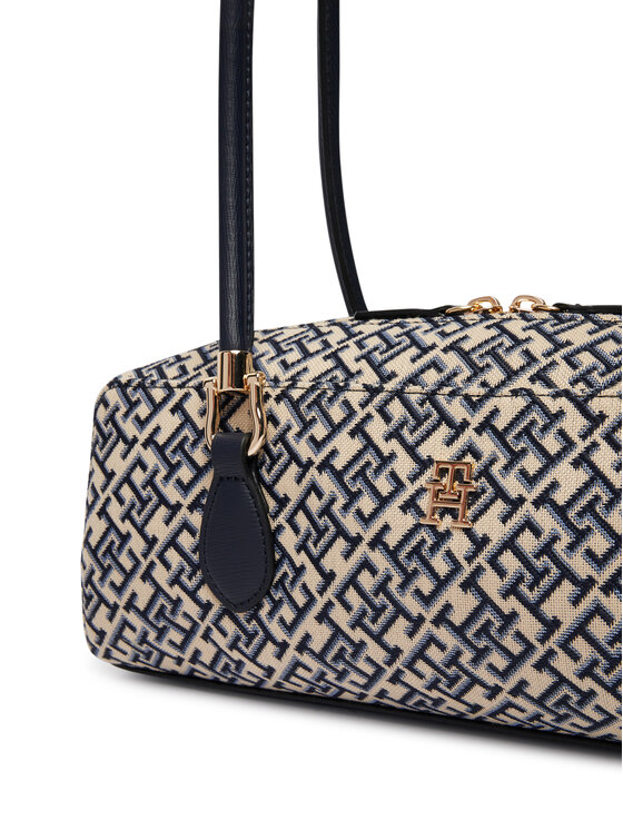 Tommy Hilfiger Tommy Hilfiger Käekott Th Grace Shoulder Bag Jacquard AW0AW18752 Sinine
