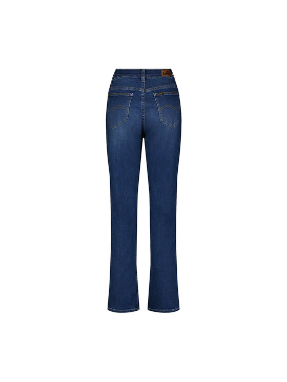 Lee Lee Jeansy Ultra Lux Straight Niebieski Straight Fit