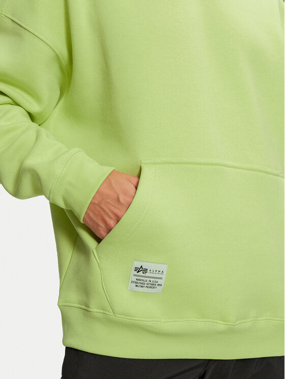 Alpha Industries Alpha Industries Bluza 146336 Zielony Regular Fit