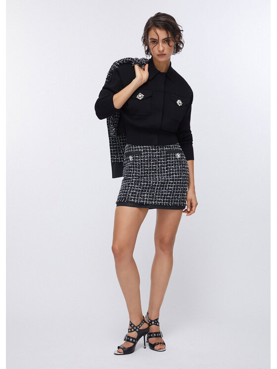 Liu Jo Liu Jo Minigonna PA6053TS122P9250 Nero Regular Fit