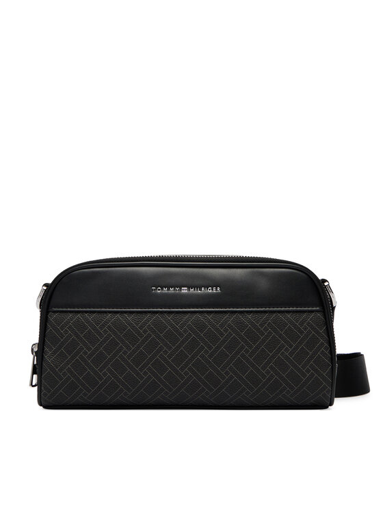 Tommy Hilfiger Tommy Hilfiger Geantă crossover Th Flag Monogram Camera Bag AM0AM14297 Negru