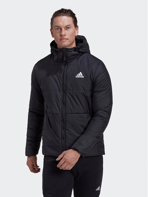 adidas BSC 3 Stripes Hooded Insulated Jacket HG6276 Regular Fit