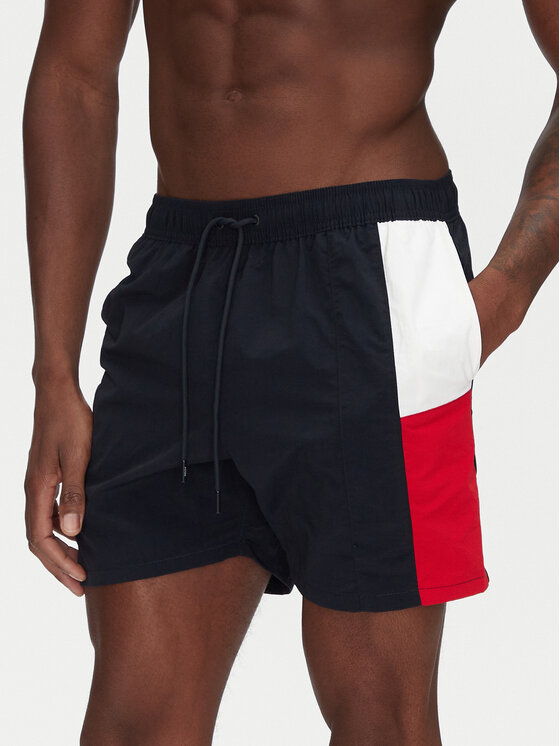 Tommy Hilfiger Tommy Hilfiger Úszónadrág UM0UM03483 Sötétkék Slim Fit