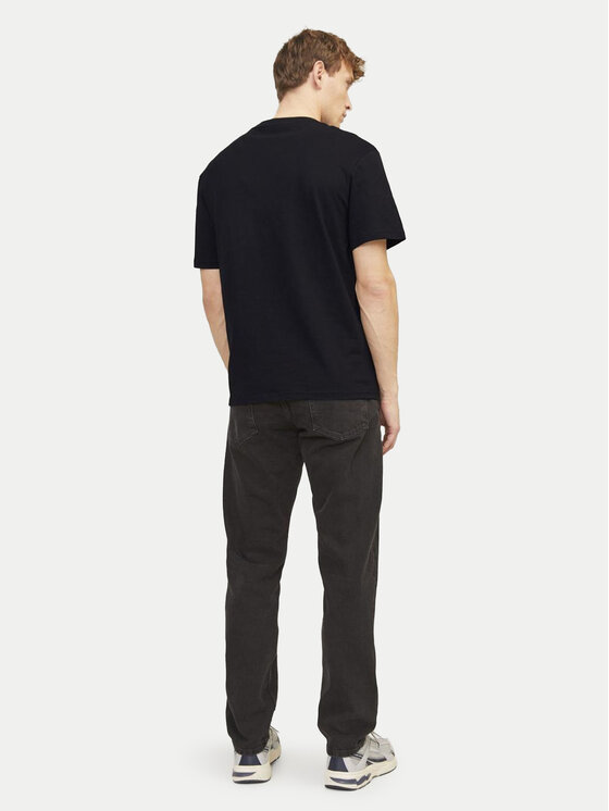 Jack&Jones Jack&Jones T-krekls Lafayette 12250436 Melns Relaxed Fit