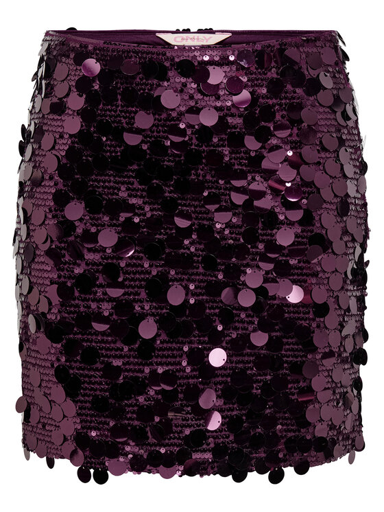 ONLY ONLY Mini sukně Jadel 15336231 Fialová Regular Fit