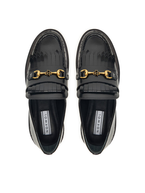 Nokwol Nokwol Loafersy Perry Czarny