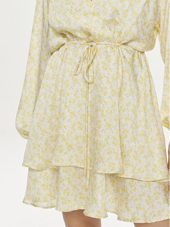 Gina Tricot Gina Tricot Sukienka letnia 22684 Żółty Loose Fit