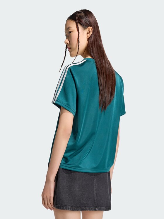 adidas adidas T-Shirt FIREBIRD TEE Zielony Loose Fit
