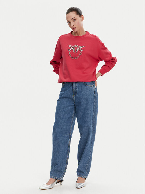 PINKO PINKO Bluza Nelly 100534 A2G8 Czerwony Regular Fit
