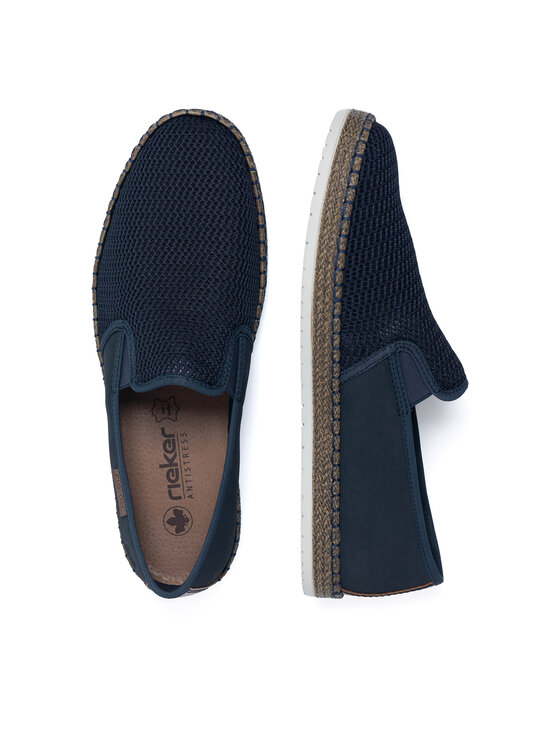 Rieker Rieker Sneakers aus Stoff B5265-14 Dunkelblau