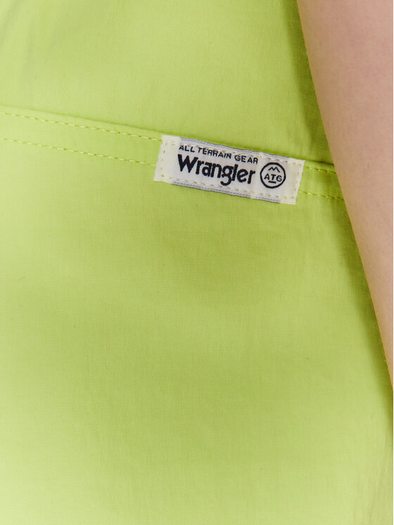 Wrangler Wrangler Szorty materiałowe WB2F56G59 112333429 Zielony Regular Fit