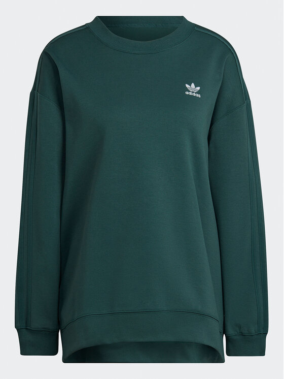 adidas adidas Felpa Always Original Laced HK5056 Verde Relaxed Fit