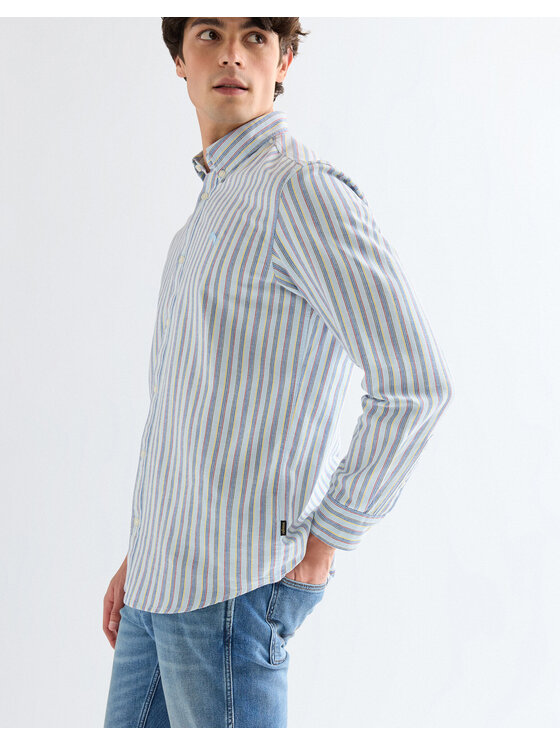 Wrangler Wrangler Koszula OXFORD SHIRT Biały Regular Fit