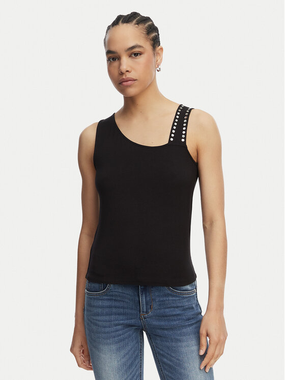 Liu Jo Beachwear Top VA6033 JS360 Negru Regular Fit