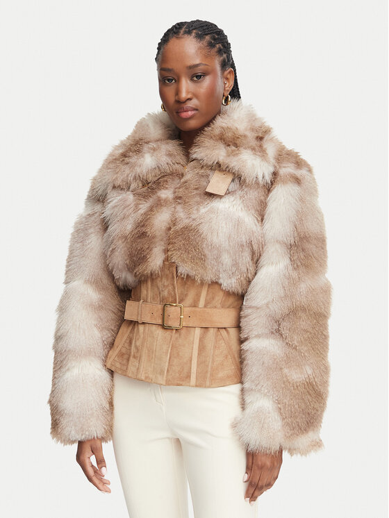 Elisabetta Franchi Elisabetta Franchi Blană GB-02A-66E2-V1300 Bej Slim Fit