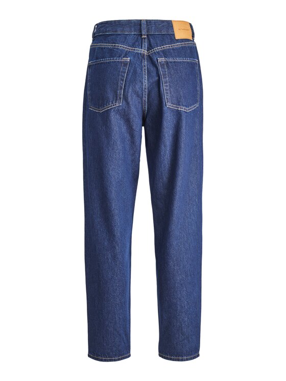 TeeShoppen TeeShoppen Jeansy Oryginalne dżinsy Mom Performance – ciemnoniebieski dżins Niebieski Boyfriend Fit