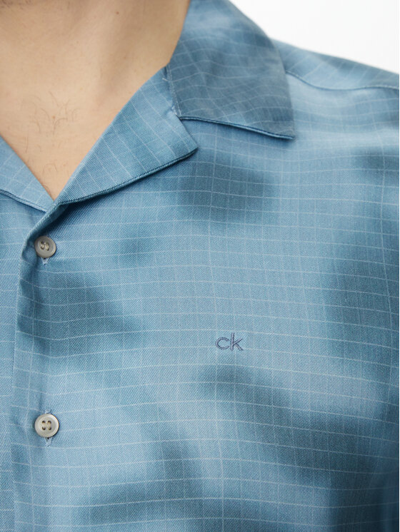 Calvin Klein Calvin Klein Koszula K10K114190 Niebieski Regular Fit
