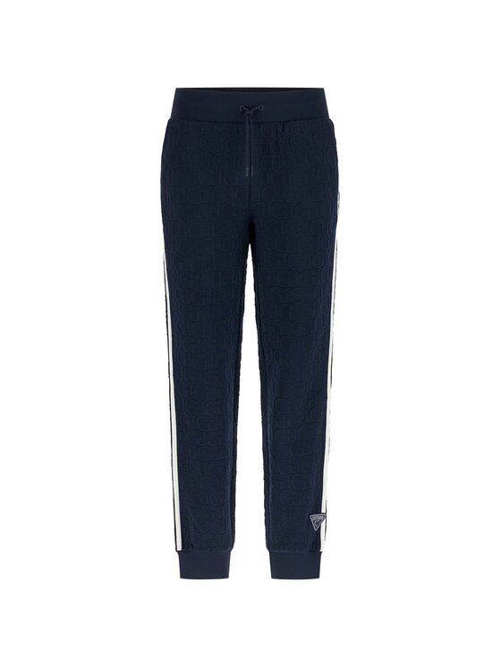 Guess Guess Spodnie materiałowe 159659 Niebieski Slim Fit