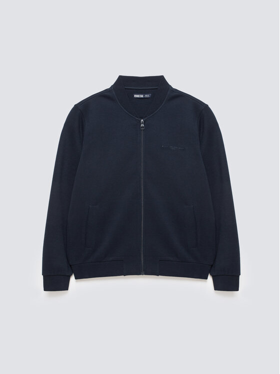 BIG STAR BIG STAR Bluza WLADORB Granatowy Basic Fit