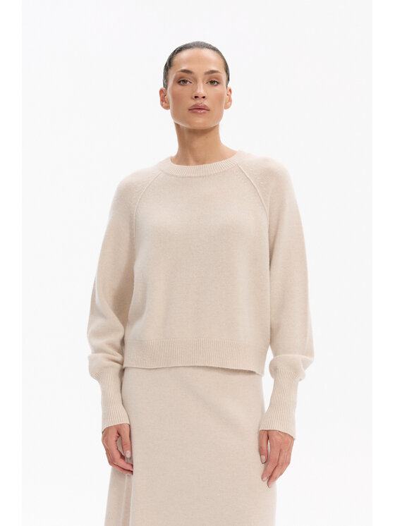 Deni Cler Milano Deni Cler Milano Sweter T-DC-S457-F5-85-12-1 Beżowy Regular Fit