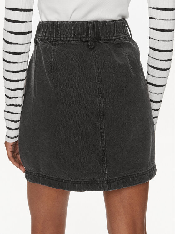 Noisy May Noisy May Jeansrock Regina 27029242 Grau Regular Fit