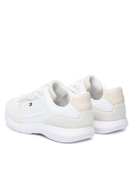Tommy Hilfiger Tommy Hilfiger Sneakersy Light Runner FW0FW09409 Biały