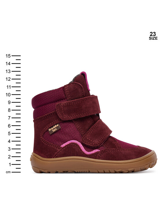 Froddo Froddo Csizma Barefoot Tex Winter Tl G3160247-6T M Bordó