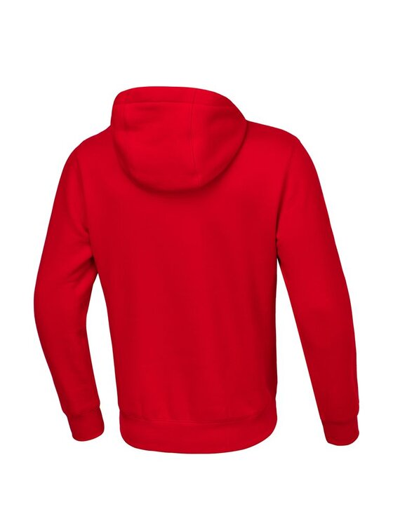 PITBULL PITBULL Bluza Bluza męska rozpinana z kapturem Small Logo 3XL Czerwony Regular Fit