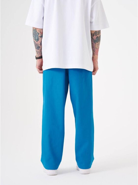 Machinist Machinist Spodnie materiałowe Spodnie Materiałowe Loose Fit Męskie Niebieskie Machinist Comfort S Niebieski Regular Fit