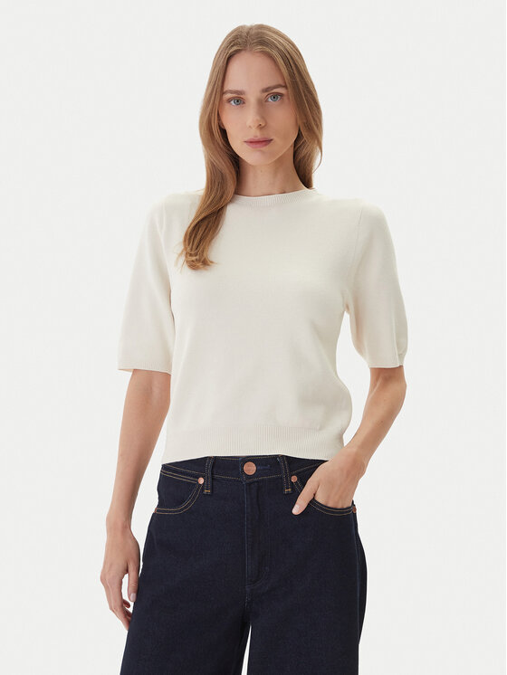 Kontatto Kontatto Pulover 3M0804C Écru Regular Fit