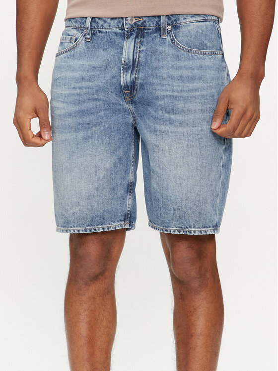 Guess Guess Jeans kratke hlače Rodeo M4GD27 D5AY2 Modra Slim Fit