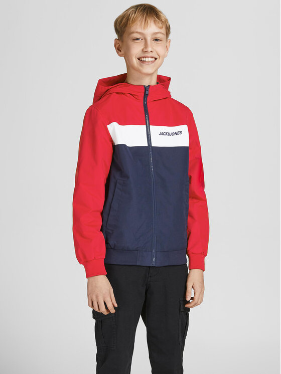 Jack&Jones Junior Prijelazna Jakna Rush Blocking 12200453 Šarena Regular Fit