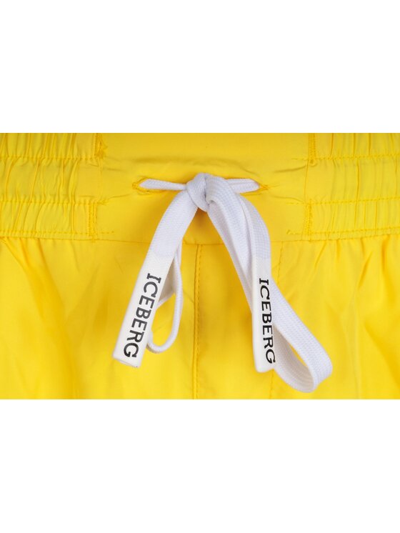 Iceberg Iceberg Plavecké šortky ICE2MBM02 Žlutá Regular Fit