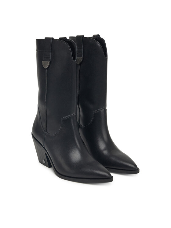 Pepe Jeans Pepe Jeans Kovboju apavi Gina Western W PLS500017 Melns