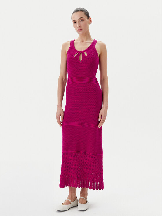 TWINSET TWINSET Sommerkleid 251LB3EBB Rosa Regular Fit
