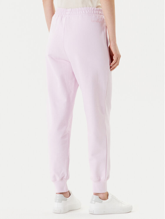 United Colors Of Benetton United Colors Of Benetton Spodnji del trenirke 3UNIDF01A Roza Regular Fit