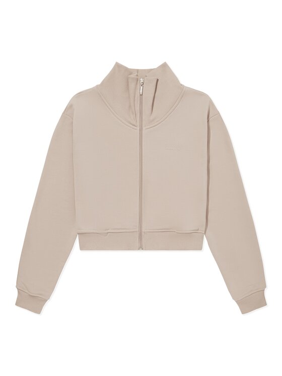 La Mania La Mania Mikina RIPPLE Béžová Classic Fit