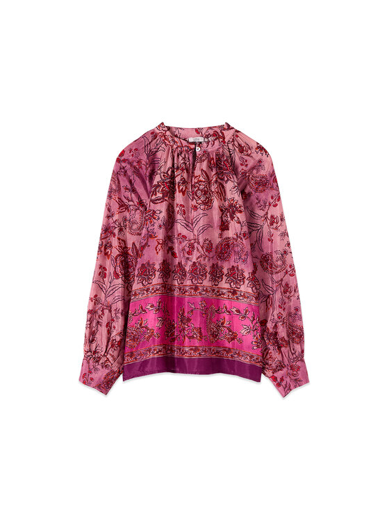 Oltre Oltre Blusa 2004J000769N0S9 Rosa Boxy Fit